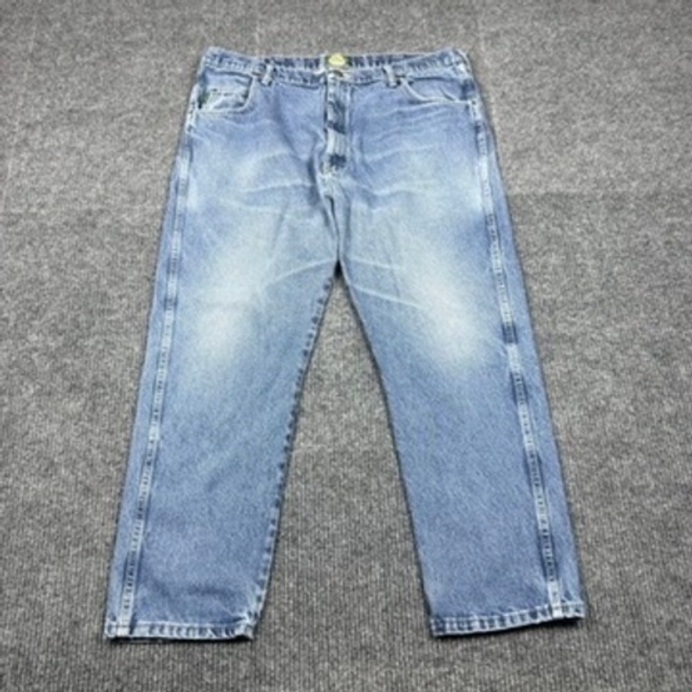 Cabelas Outdoor Roughneck Relaxed Fit Straight Leg Denim Jeans 42x30 905099D